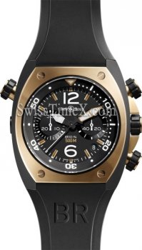 Bell e Ross BR02 Chronograph ouro rosa