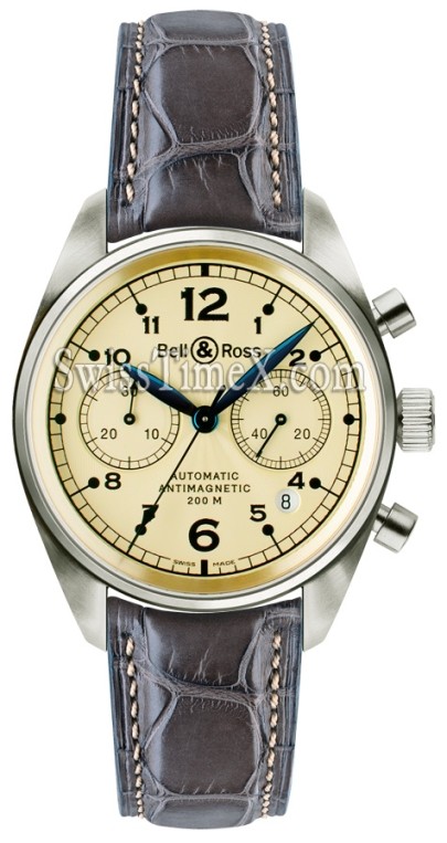 Bell & Ross Vintage 126 Gold Ivory - zum Schließen ins Bild klicken