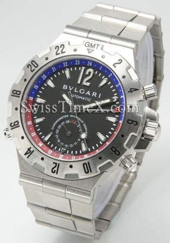 Bvlgari Diagono Professional GMT40SSD - Click Image to Close